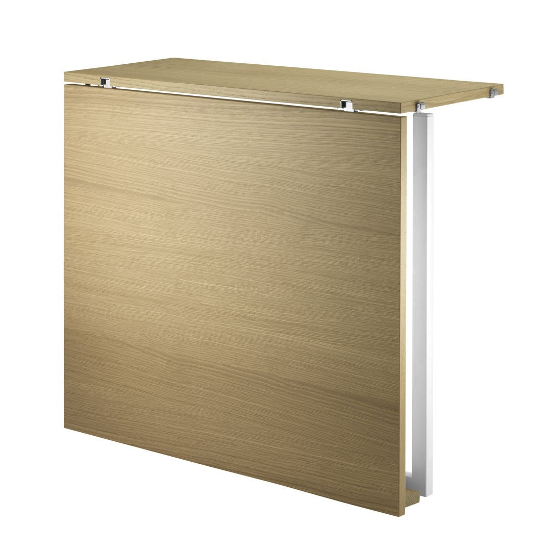 Mesa Plegable oak/| white 78x96cm
