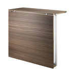 Mesa Plegable | walnut/white 78x96cm
