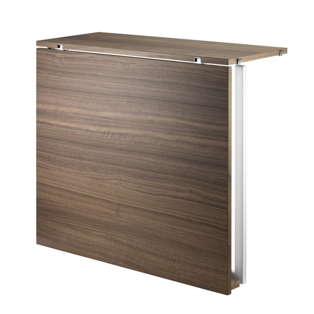 Mesa Plegable | walnut/white 78x96cm