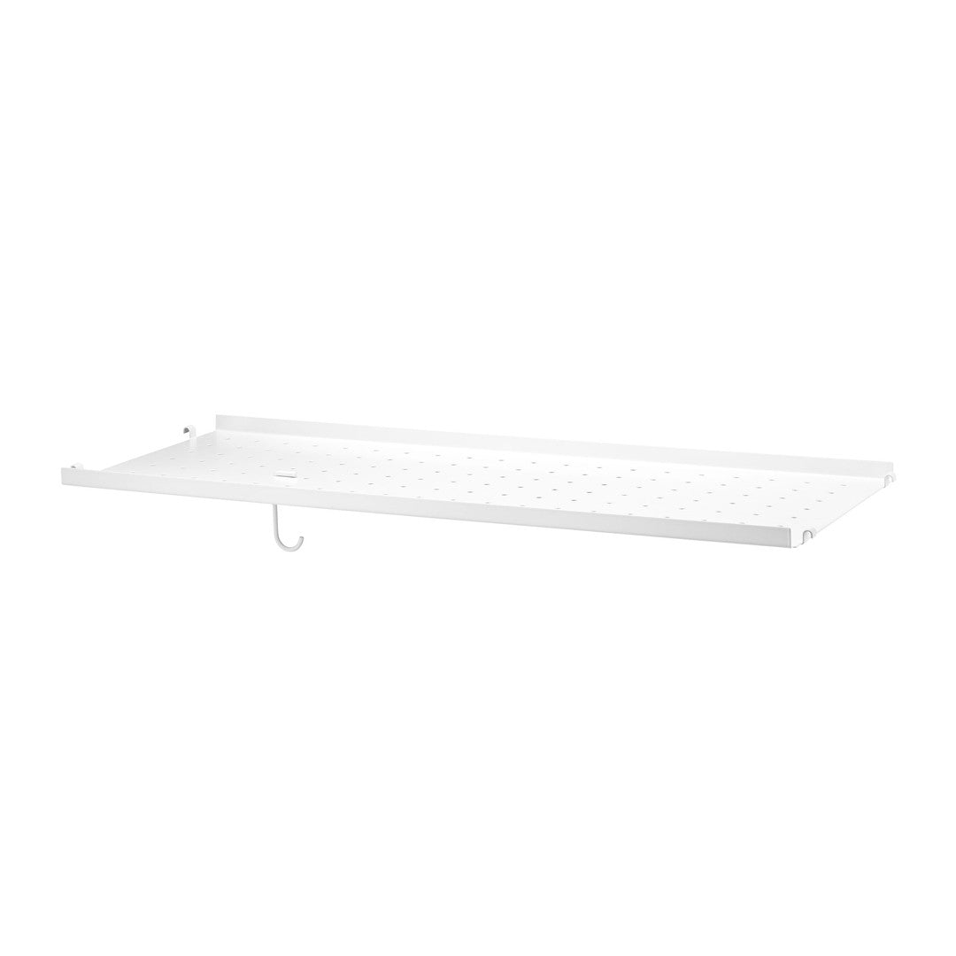 Estante Metal borde bajo blanco 78x30
