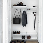 Estante Metal con Bordes blanco 78x30
