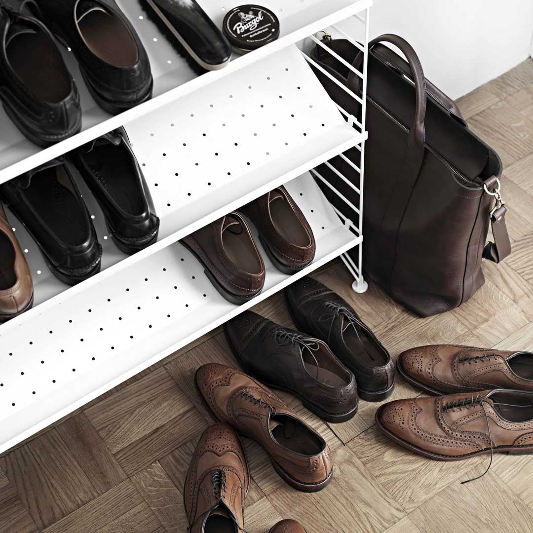 Estante Metal para Zapatos blanco 78x30