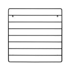 Black wall grid