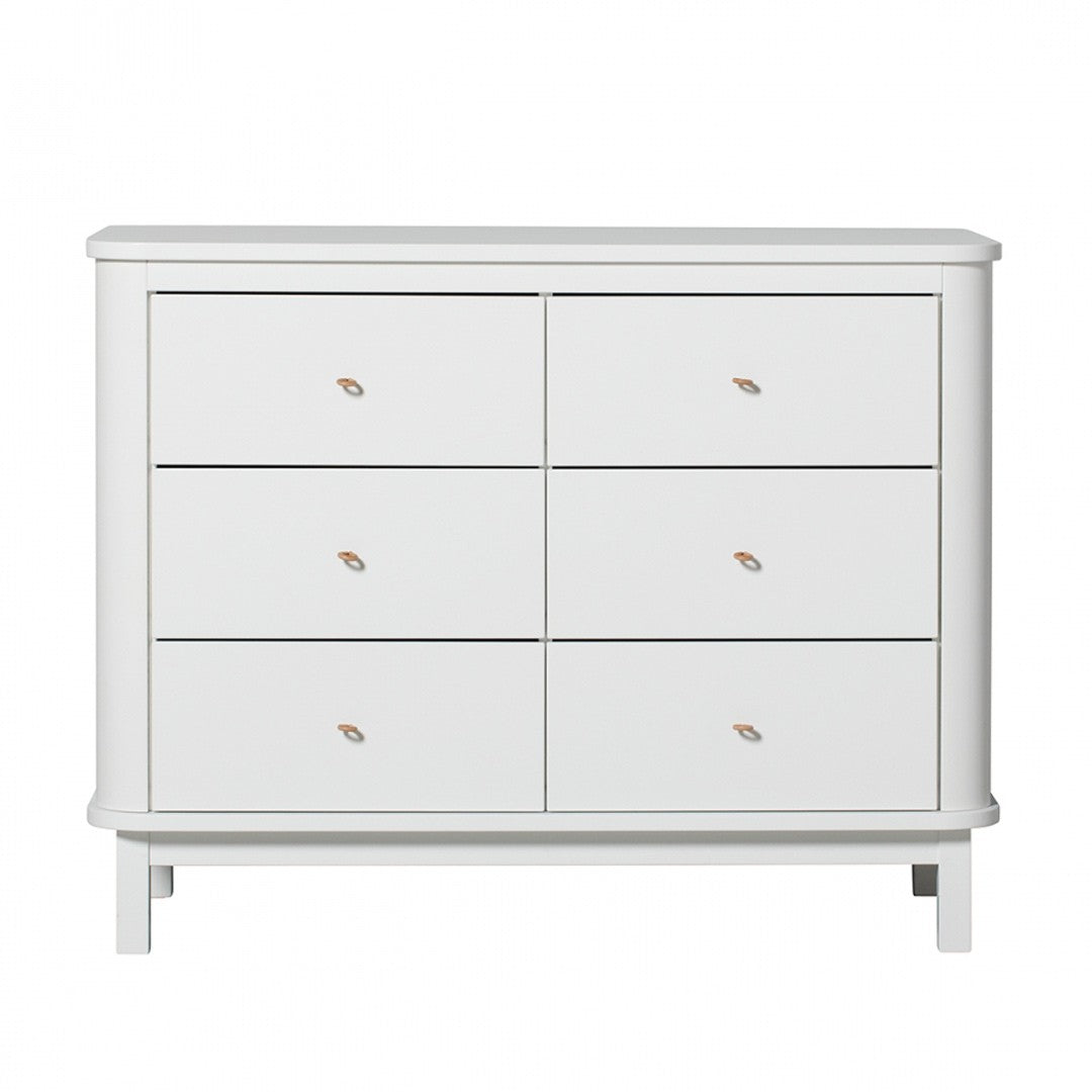 Cómoda | Wood 6 cajones Blanca