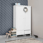 Armario 2 puertas | Wood Blanco