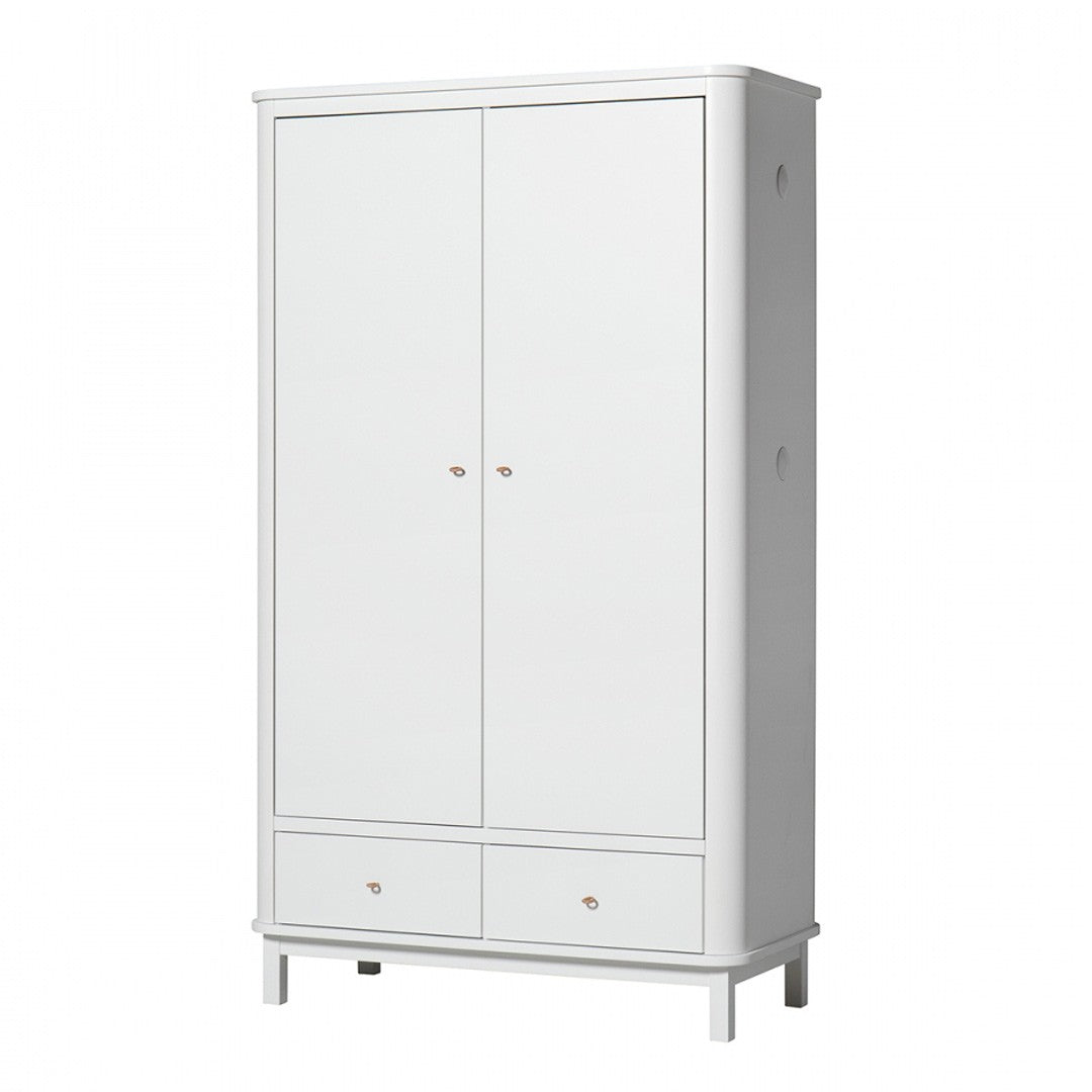 Armario 2 puertas | Wood Blanco