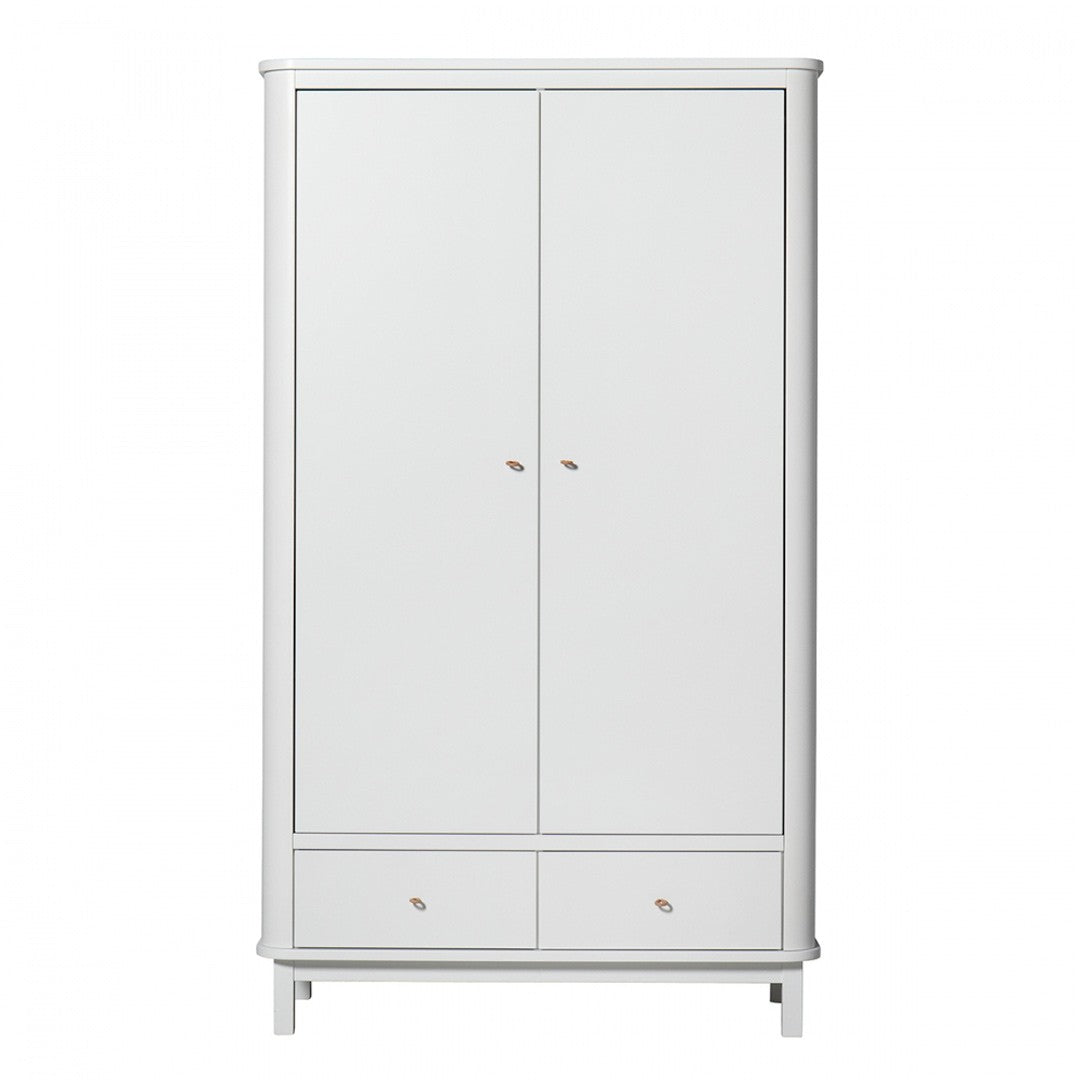 Armario 2 puertas | Wood Blanco