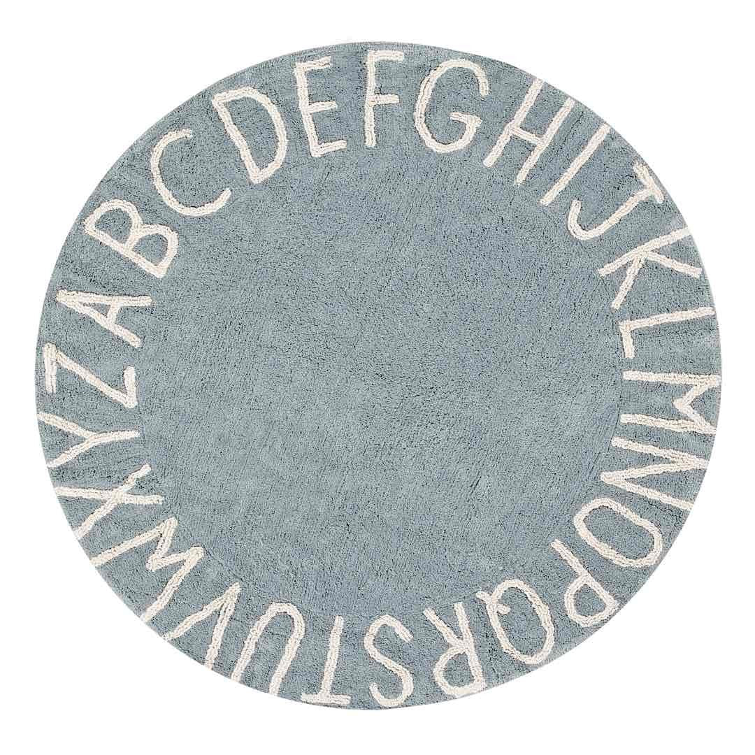 Alfombra Azul | Round Abc