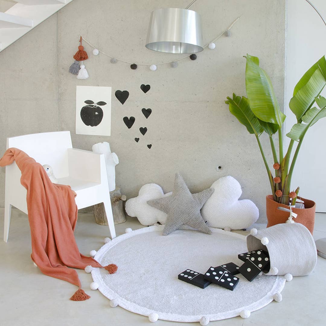 Cesta | Bubbly Blanco Gris Lorena Canals
