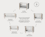 Crib | Wood Mini+ Incl. Junior Kit