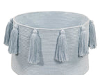 Cesta Tassels | soft blue