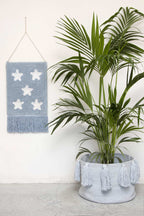 Cesta Tassels | soft blue