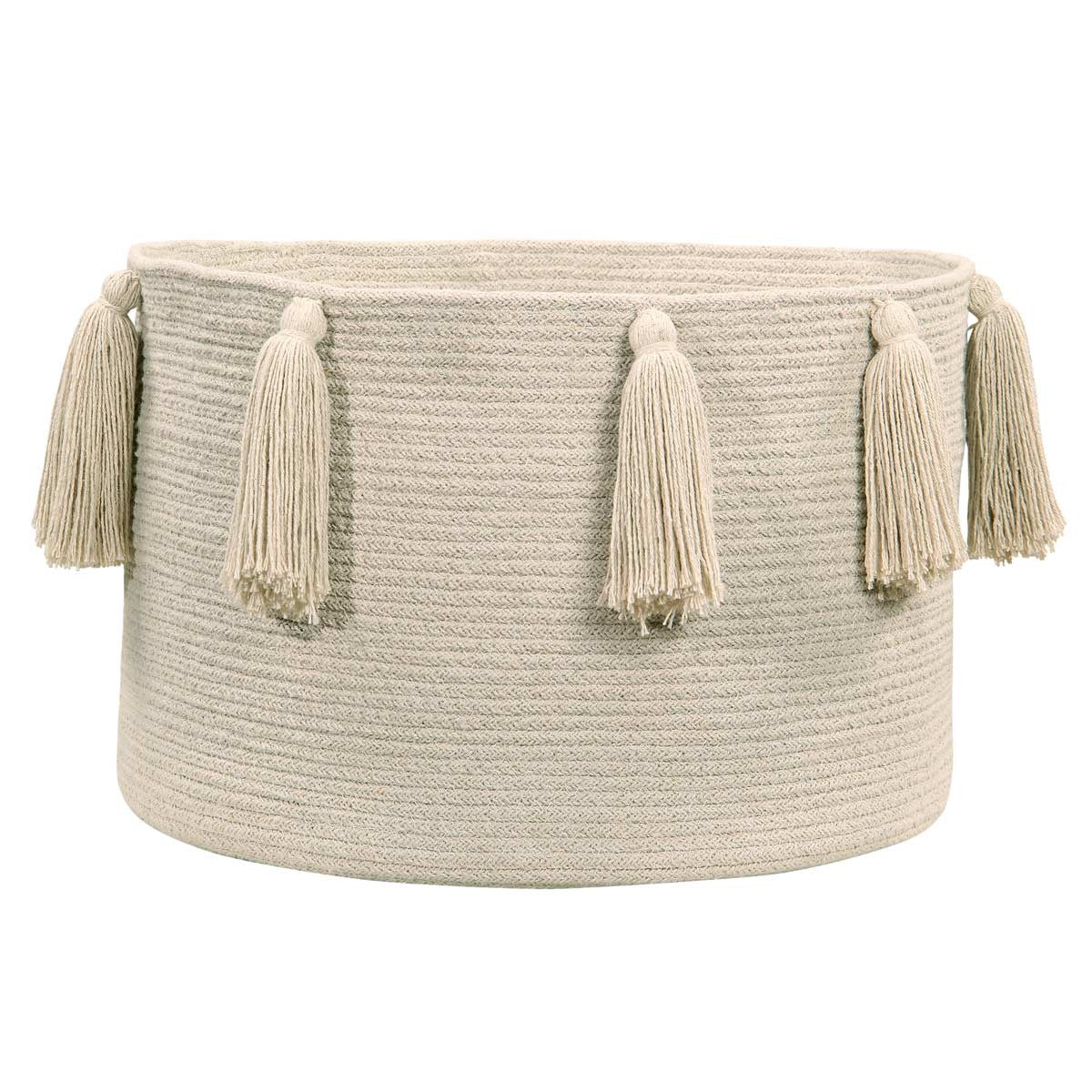 Basket | Tassels Natural