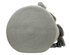 Basket | Tassels Light Grey