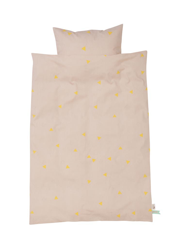 Funda Nórdica Bebé | Tepee Amarillo y Rosa