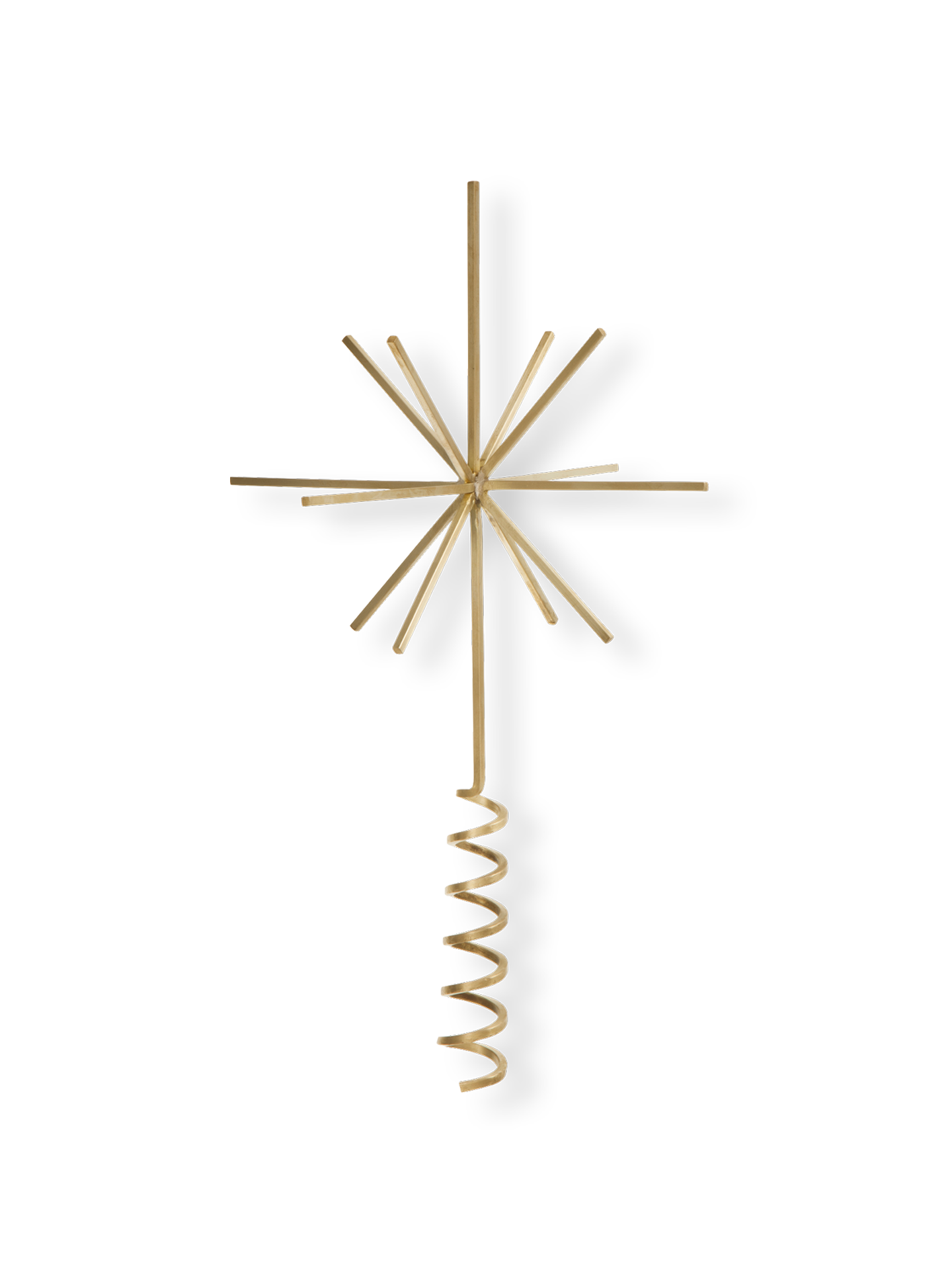 Estrella para la punta del árbol de Navidad – Latón