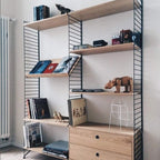 Pack 2U Panel Suelo Negro 200x30cm