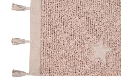 Alfombra Lavable | Hippy Stars Vintage Nude