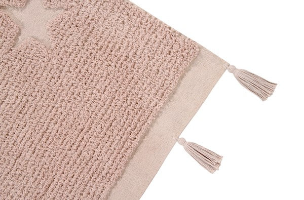 Alfombra Lavable | Hippy Stars Vintage Nude