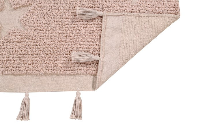 Alfombra Lavable | Hippy Stars Vintage Nude
