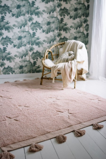 Alfombra Lavable | Hippy Stars Vintage Nude