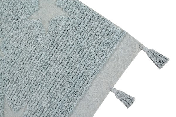 Alfombra Lavable Azul | Hippy Stars