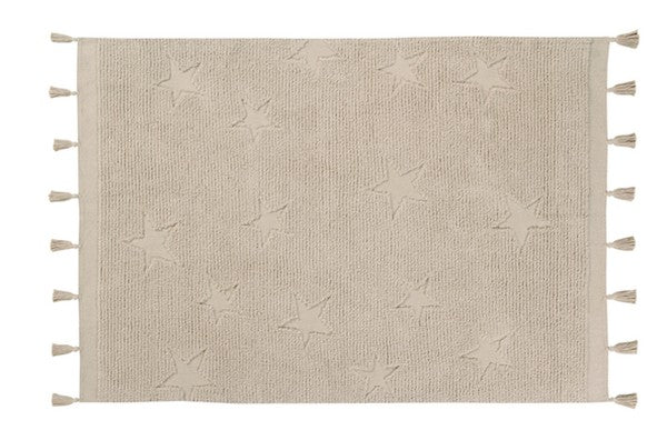 Alfombra Lavable Natural | Hippy Stars