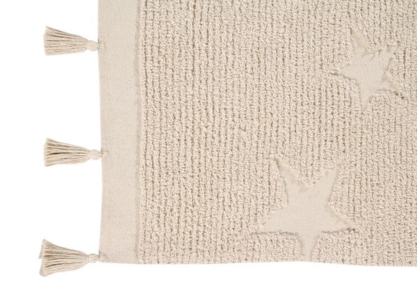 Alfombra Lavable Natural | Hippy Stars