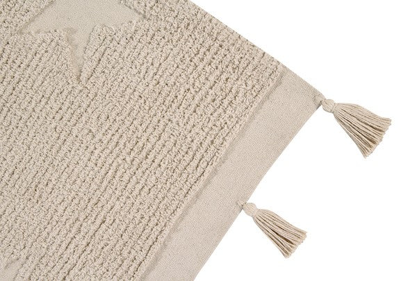 Alfombra Lavable Natural | Hippy Stars