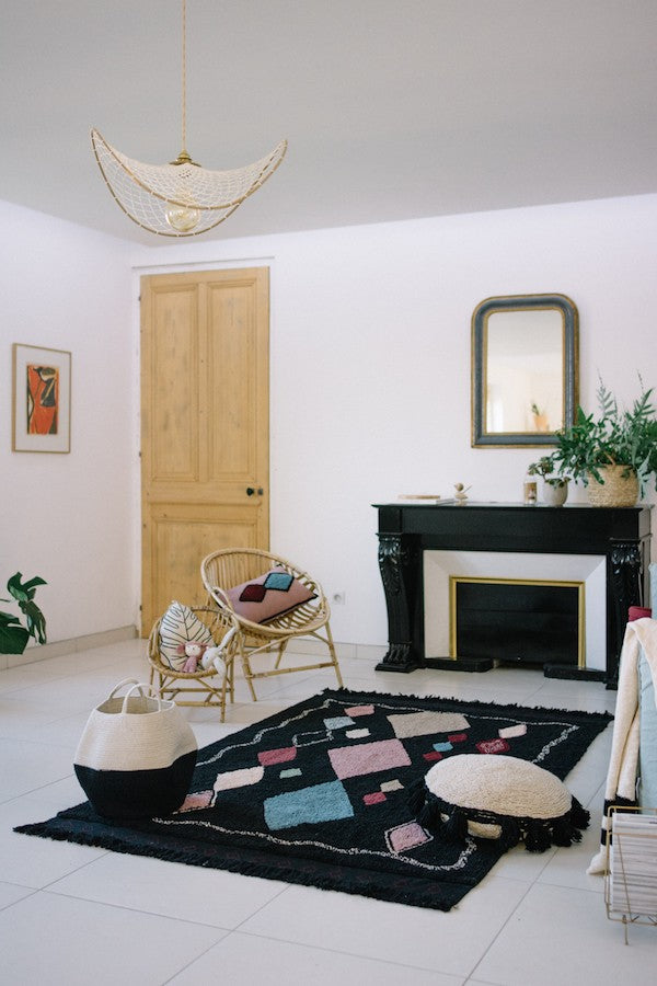 Cesta Natural Negro | Zoco