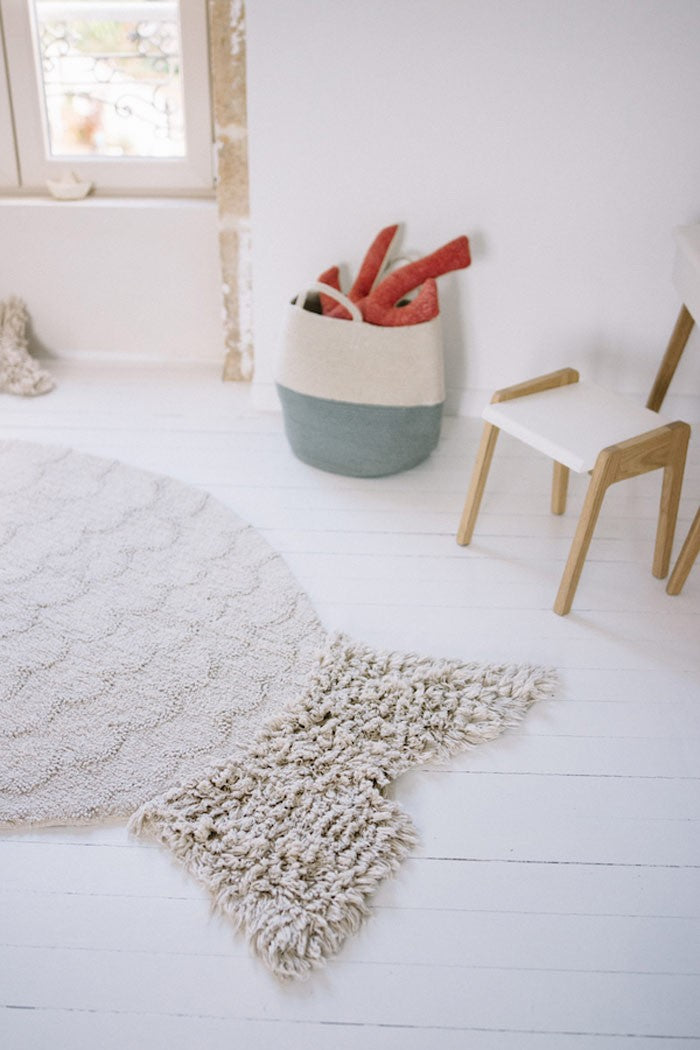 Cesta | Zoco Natural Azul vintage