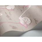 Papel Pintado | Flamingos Gris