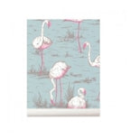 Papel Pintado | Flamingos Azul
