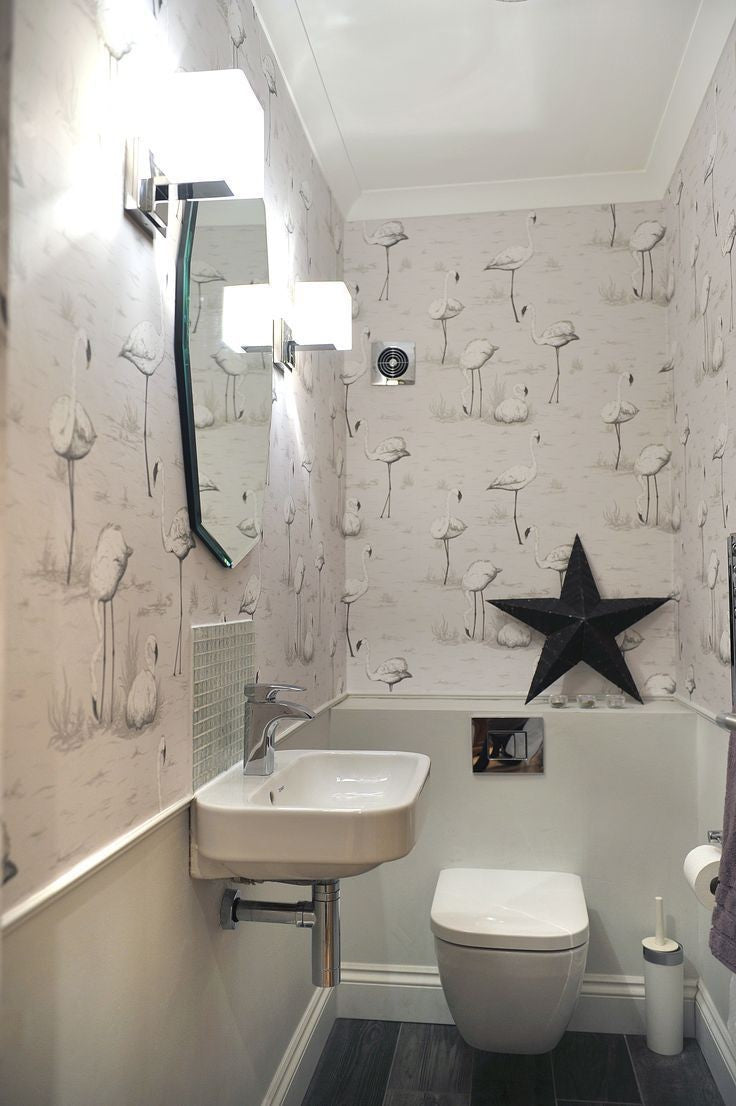 Papel Pintado | Flamingos Natural