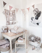 Wall-Mounted Storage Unit | Powder Pink