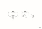 Colgador Tail | wing roble mini