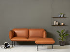 Sofa Nakki 2P piel varios colores