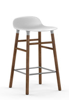 Taburete Form Nogal Blanco 65 cm