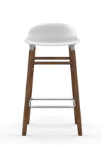 Taburete Form Nogal Blanco 65 cm
