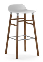 Taburete Form Nogal Blanco 75 cm