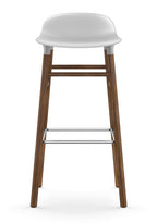 Taburete Form Nogal Blanco 75 cm