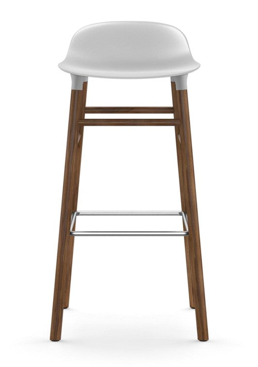Taburete Form Nogal Blanco 75 cm