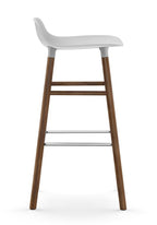 Taburete Form Nogal Blanco 75 cm