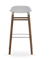 Taburete Form Nogal Blanco 75 cm