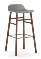 Form Stool, Grey Walnut, 75 cm