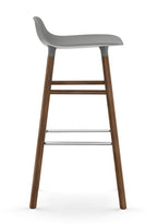 Form Stool, Grey Walnut, 75 cm