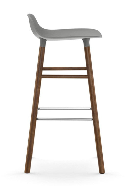 Taburete Form Nogal Gris 75 cm
