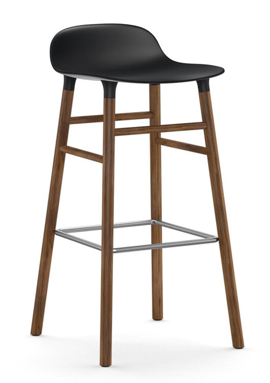 Taburete Form Nogal Negro 75 cm