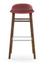 Taburete Form Nogal Rojo 75 cm