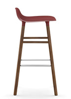 Taburete Form Nogal Rojo 75 cm